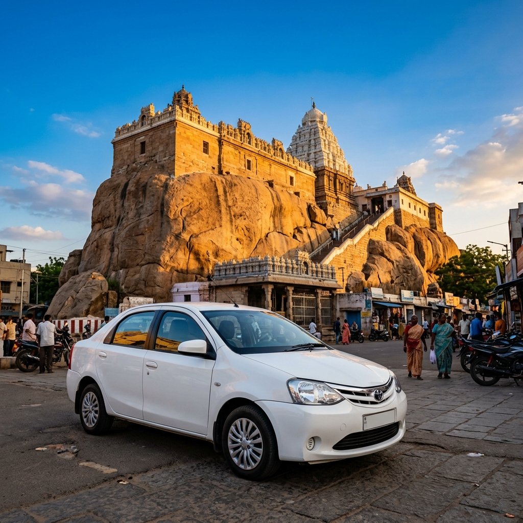 Tiruchirappalli Rock Fort Temple view